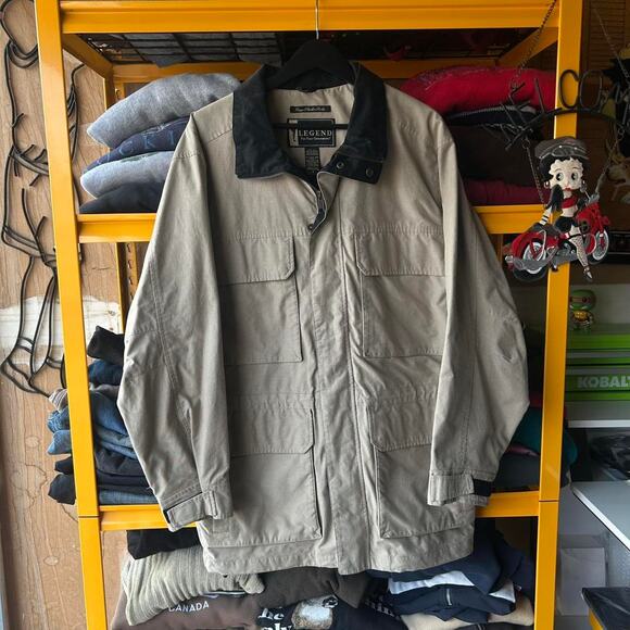 Eddie bauer chore tan and jacket - Picture 1 of 5
